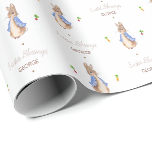 Simple Peter the Rabbit Wrapping Paper