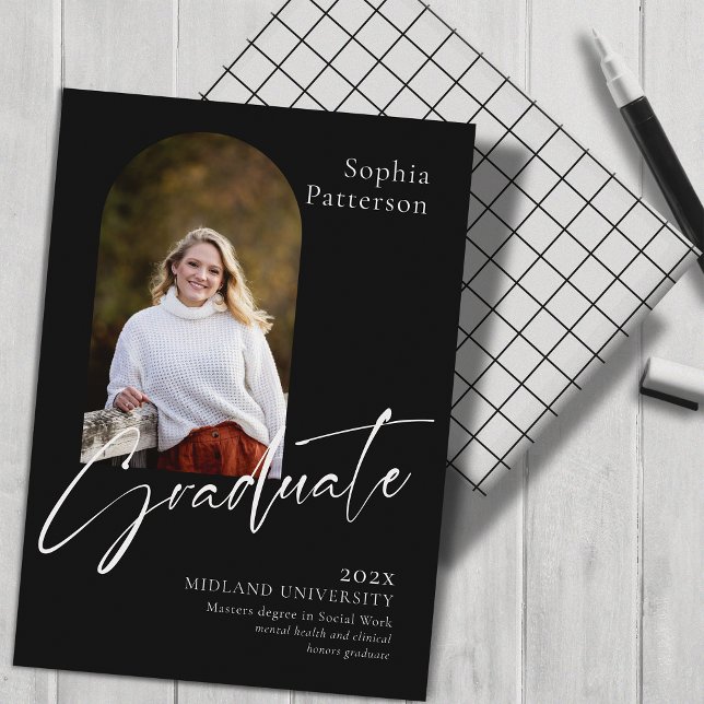 Simple Photo Black and White Announcement (Creator Uploaded)