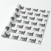 Cute baby shower gifts doodle black & white design wrapping paper