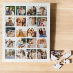 Simple Photo Collage 20 Picture Personalized Jigsaw Puzzle<br><div class="desc">Capture your cherished memories with this Simple Photo Collage Picture Personalized Jigsaw Puzzle. Featuring space for your favorite photos, this puzzle creates a stunning visual display of your special moments. Personalize it with your own images to make a unique gift for friends, family, or even yourself. Perfect for birthdays, anniversaries,...</div>