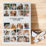 Simple Photo Collage 20 Picture Personalized Jigsaw Puzzle<br><div class="desc">This Simple Photo Collage 20 Picture Personalized Jigsaw Puzzle is the perfect way to showcase your favorite memories. With room for 20 photos, it makes a meaningful and unique gift for loved ones, or a fun keepsake for yourself. Whether it’s family vacations, birthdays, or special moments, this puzzle is designed...</div>