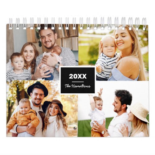 Simple Photo Collage Family 2022 Calendar