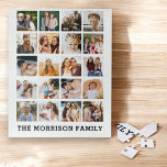 Simple Photo Collage Personalized Instagram Family Jigsaw Puzzle<br><div class="desc">Capture your cherished memories with this Simple Photo Collage Picture Personalized Jigsaw Puzzle. Featuring space for your favorite photos, this puzzle creates a stunning visual display of your special moments. Personalize it with your own images to make a unique gift for friends, family, or even yourself. Perfect for birthdays, anniversaries,...</div>