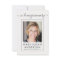 Simple Photo Funeral Memorial Thank You Note Card