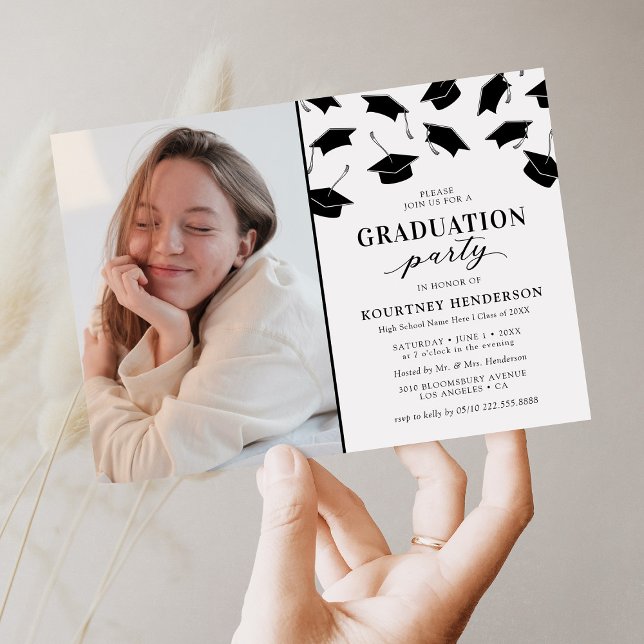 Simple Photo Graduation Party Invitations (Creator Uploaded)