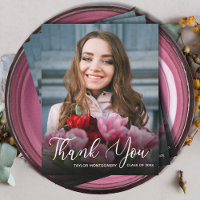 Simple Photo Graduation Thank You