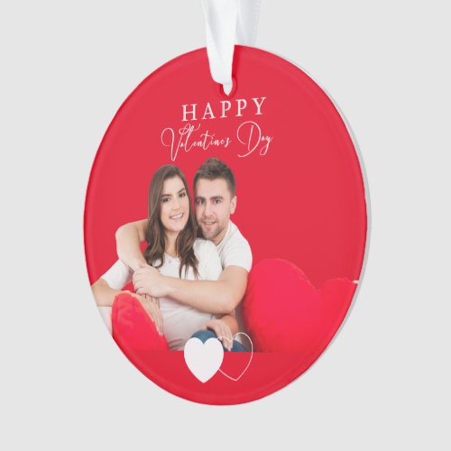 Simple Photo  Heart Valentines Day  Ornament