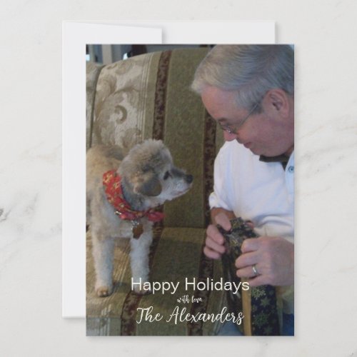 Simple Photo Holiday Card