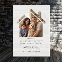 Simple Photo Housewarming Party Invitation