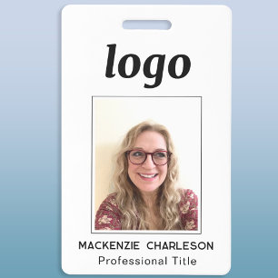 Simple Photo ID Nametag Badge