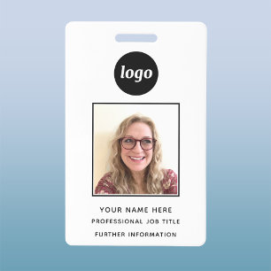 Simple Photo ID Nametag Badge