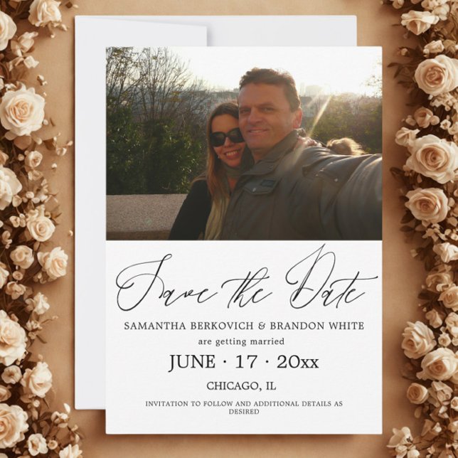 Simple Photo Save the date Invitation (Creator Uploaded)