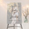 Simple Photo Script Font Engagement Welcome Sign