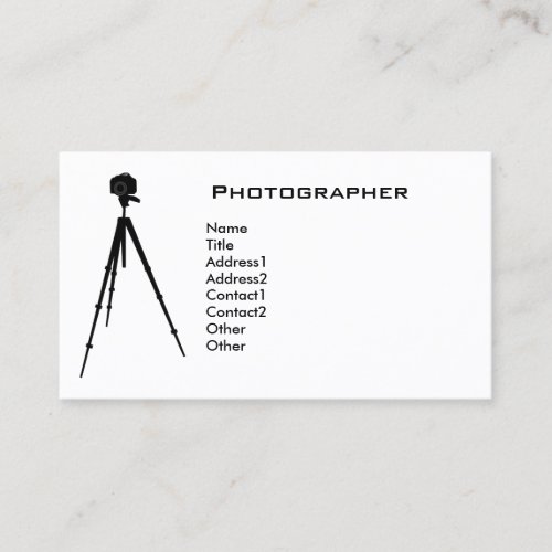 Photographer Business Card