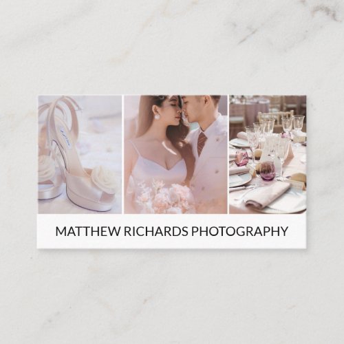 Simple Photography Service Photo Business Card