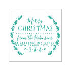 Simple Pine Wreath Christmas Name & Return Address