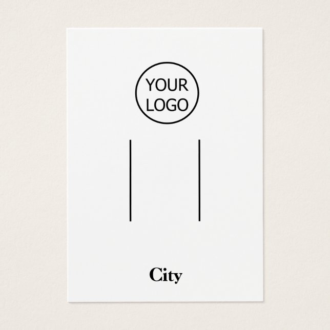 simple pink add your logo custom hair clip display (Front)