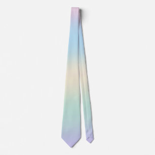 Simple pink and green neck tie