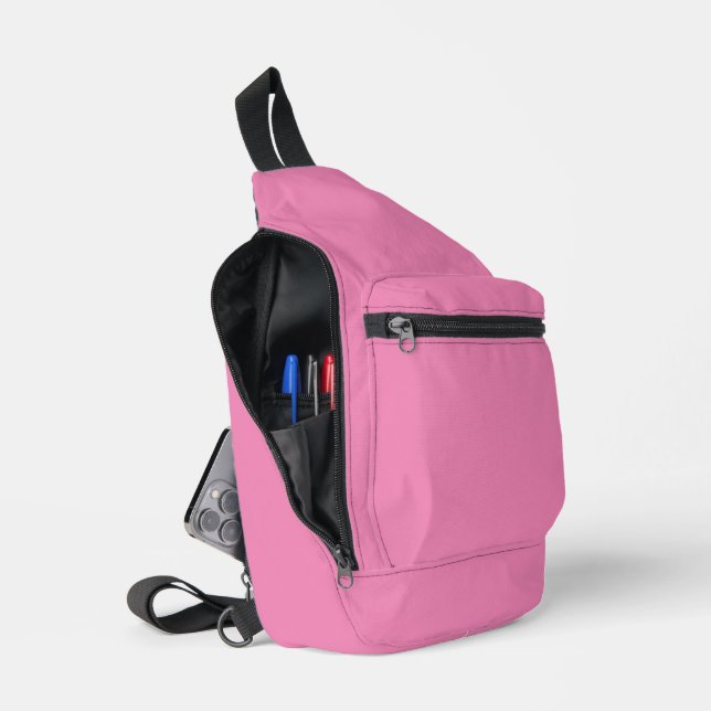 Simple Pink Authority® Sling Bag (Open)