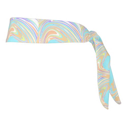Simple pink blue orange yellow abstract add name t tie headband