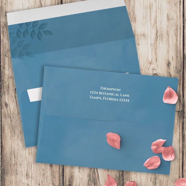 Simple Pink Botanical Pale Vintage Roses Envelope (Creator Uploaded)