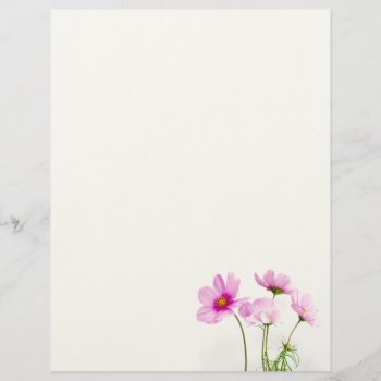 Simple Pink Flowers by Tissling at Zazzle