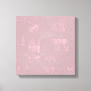 Simple Pink Gray Mallow Abstract Canvas Print