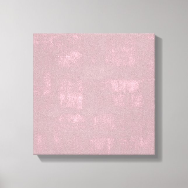 Simple Pink Gray Mallow Abstract Canvas Print (Front)