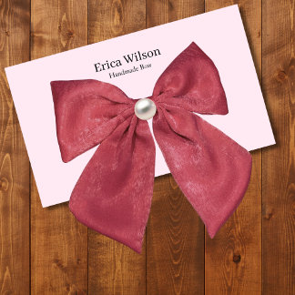 Simple Pink Hair Clip Barrette Display card