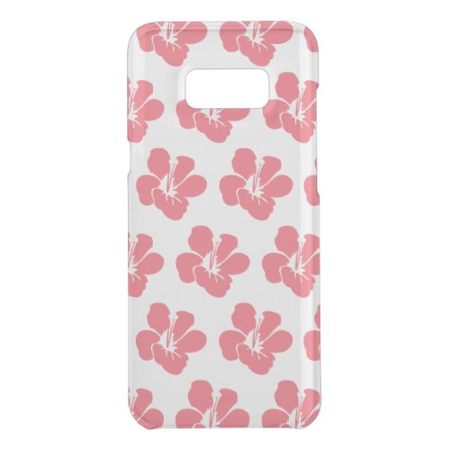 Simple Pink Hibiscus  Uncommon Samsung Galaxy S8 Case