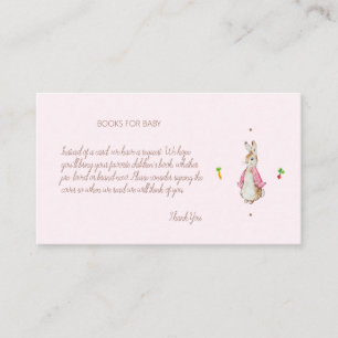 Simple Pink Peter the Rabbit Enclosure Card