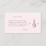 Simple Pink Peter the Rabbit Enclosure Card<br><div class="desc">Simple Pink Peter the Rabbit</div>