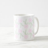 Simple Pink Rose Flowers Mug (Front Right)