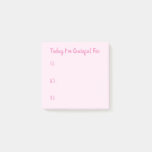 Simple Pink Today I'm Grateful For Gratitude Post-it Notes