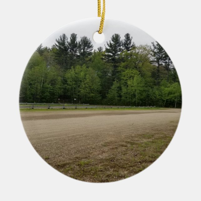 Simple Places Ceramic Ornament (Front)