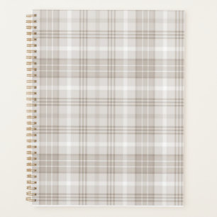 Simple Plaid Notebook
