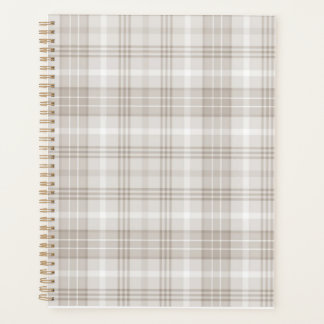 Simple Plaid Notebook