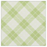 Simple Plaid Unisex Pattern Light Green Rustic Fabric
