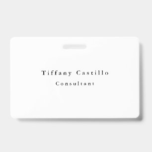 Simple Plain Elegant Modern Badge