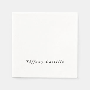 Simple Plain Elegant Modern Napkins