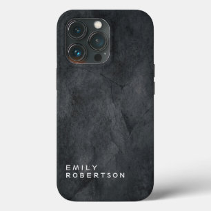 Simple Plain Gray Trendy Modern Minimalist iPhone 13 Pro Case