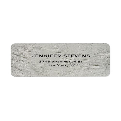 Simple Plain Grey Wall Elegant Modern Label