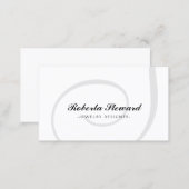 Simple Plain Jewelry Designer Cool Card (Front/Back)