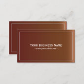 Simple Plain Leather Texture Business Card (Front/Back)