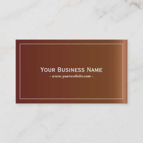 Simple Plain Leather Texture Business Card