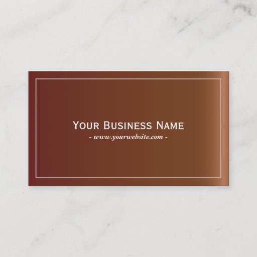 Customizable Simple Plain Leather Texture Business Card