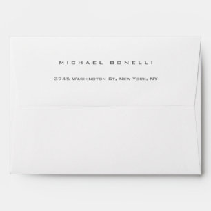 Simple Plain Minimal Elegant Modern Professional Envelope