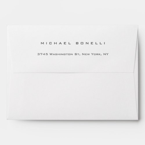 Simple Plain Minimal Elegant Modern Professional Envelope