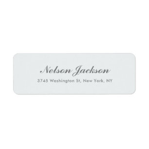 Simple Plain Minimalist Elegant Modern Pastel Label