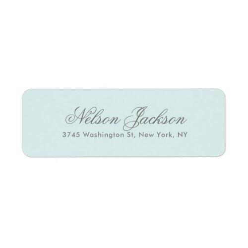 Simple Plain Minimalist Elegant Modern Pastel Label